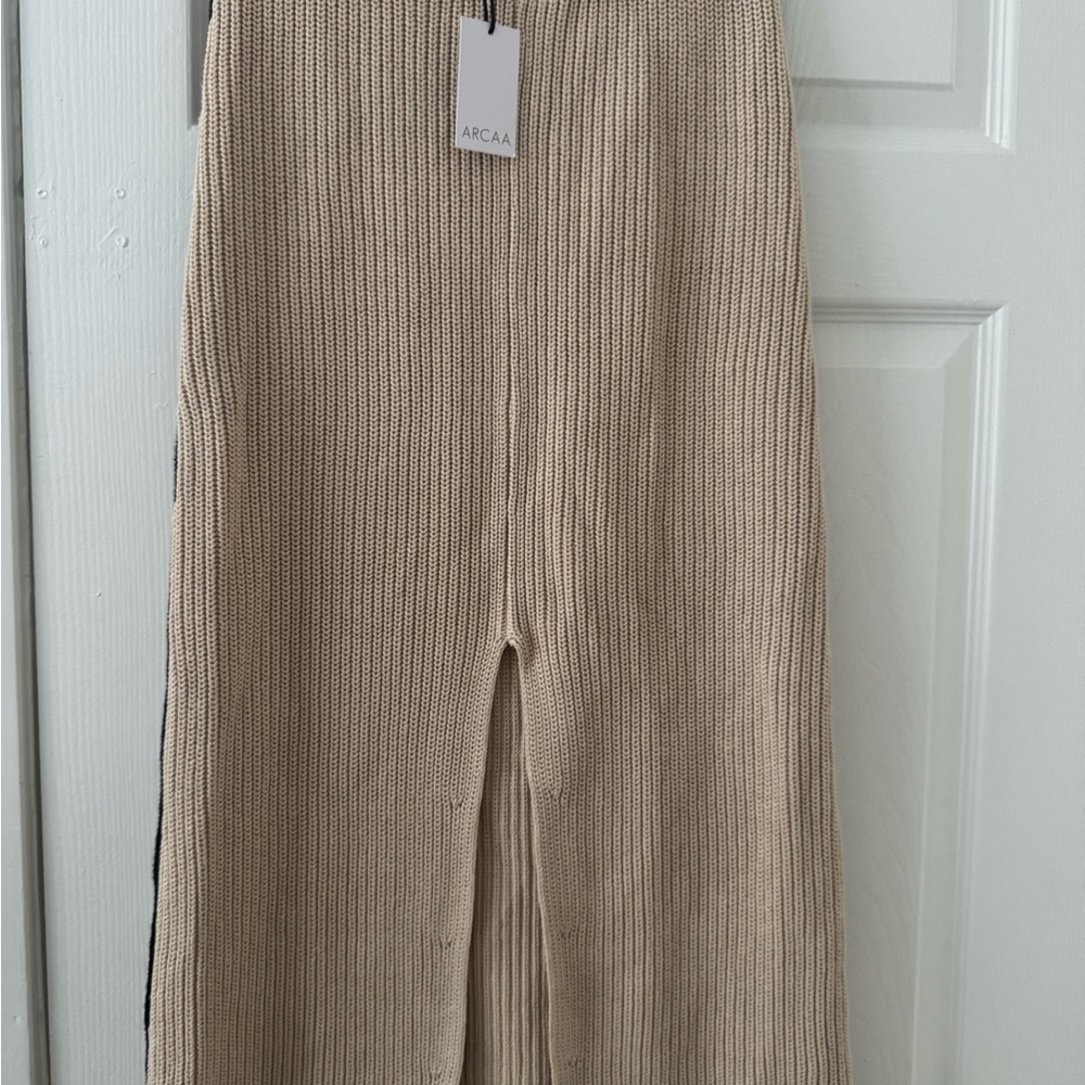 Arca Women's Cream Knit Skirt